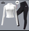 Conjunto Fitness Feminino  leggings Casaco Desportivo Premium