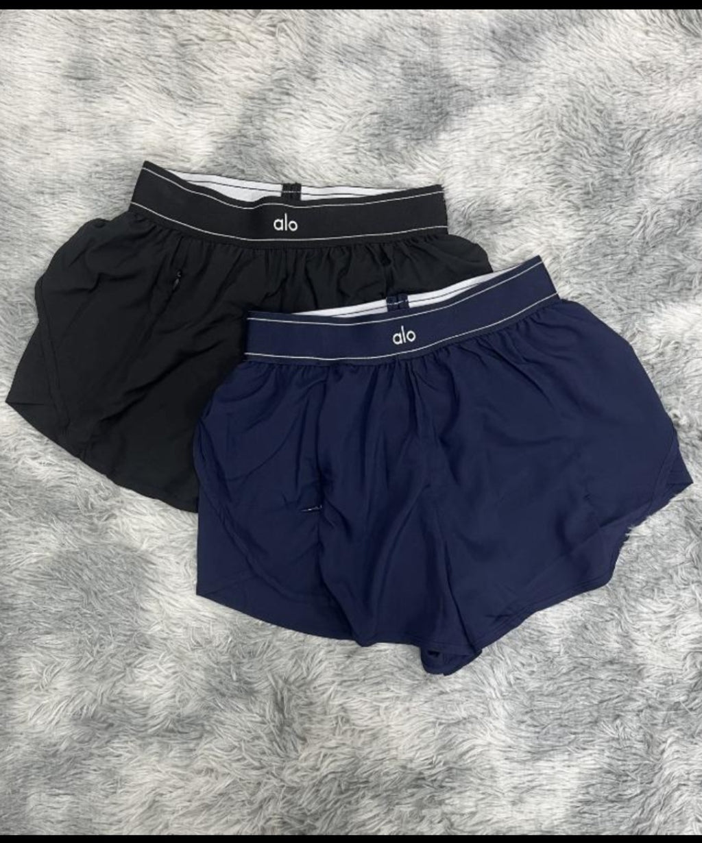 Short Fitness Premium 2 em 1 – Cintura Alta & Conforto Total