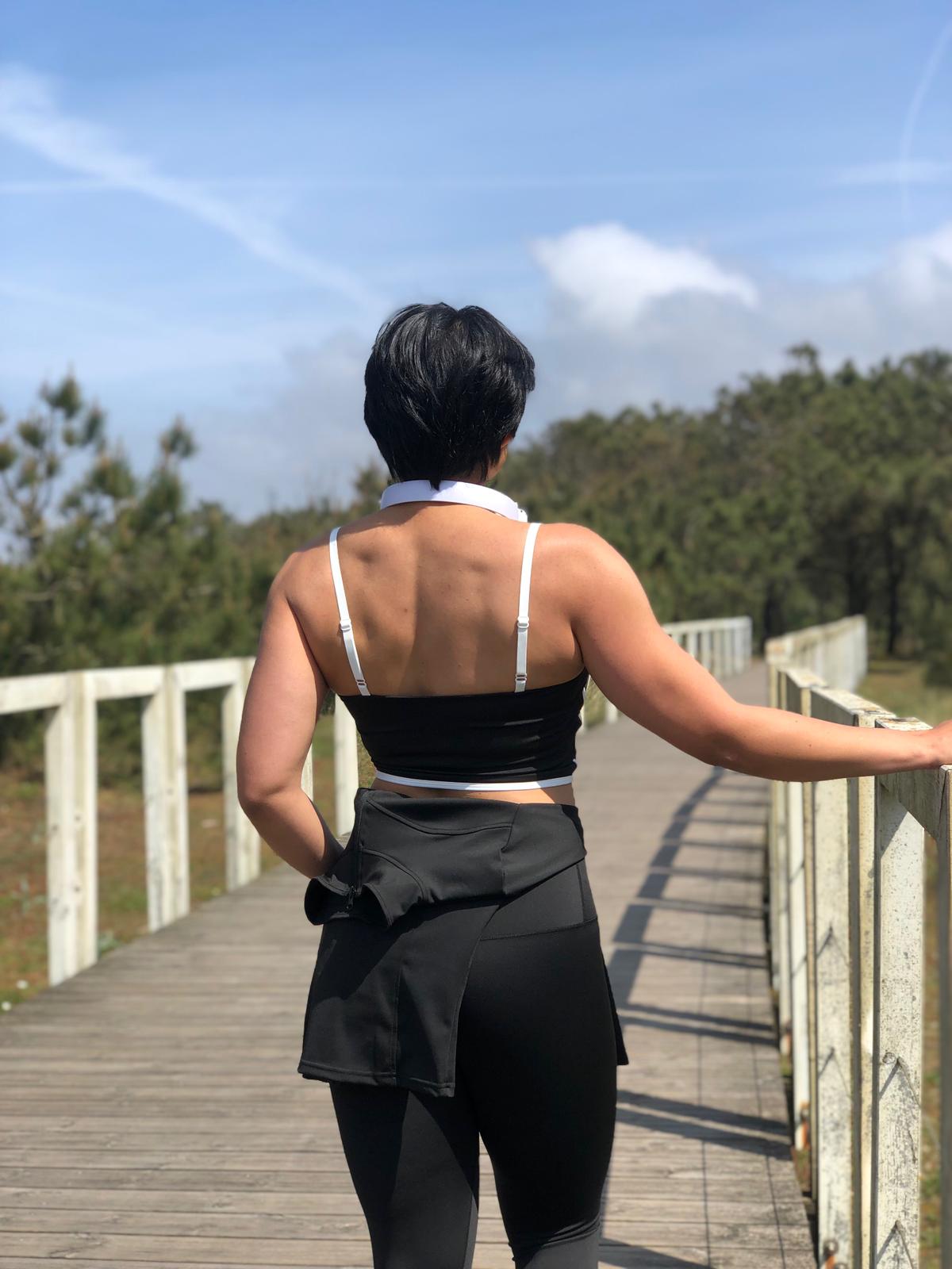 Conjunto Fitness Premium VELURE (Top + Leggings + Casaco)